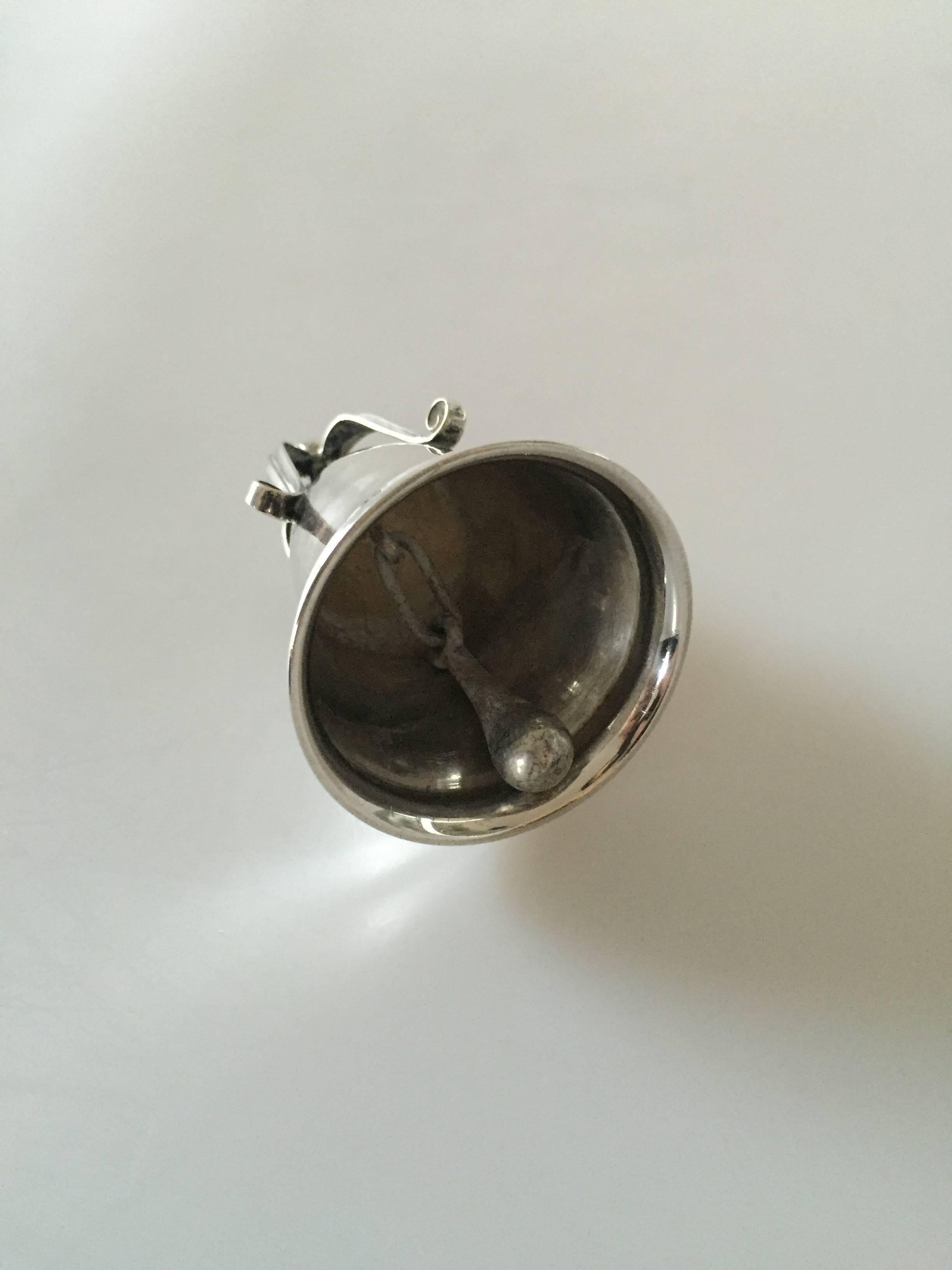 Georg Jensen Sterling Silver Table Bell For Sale 1