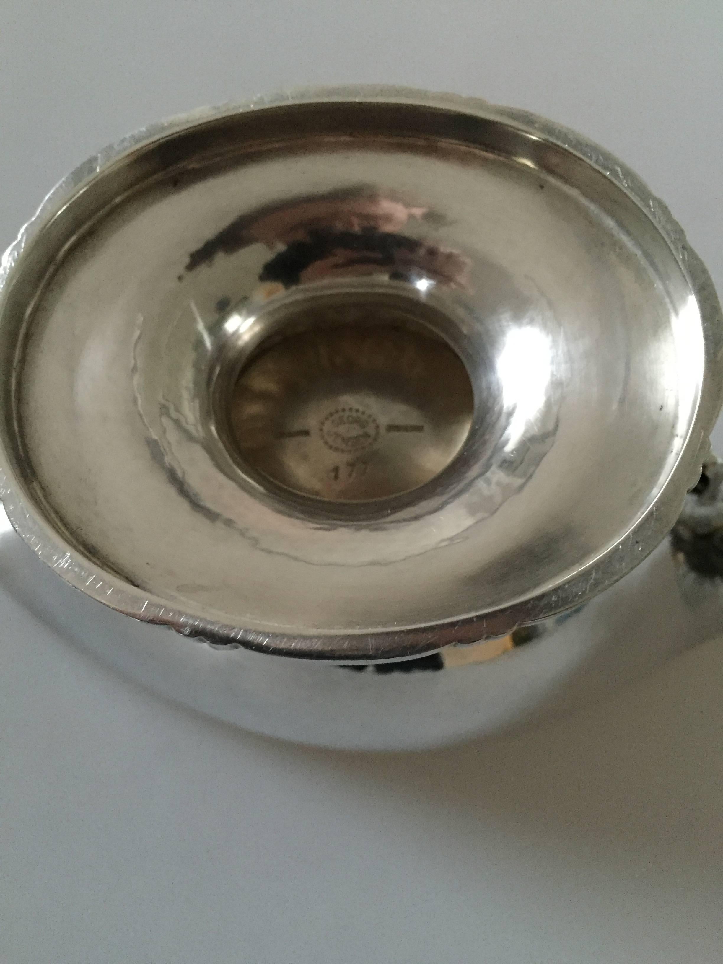 Georg Jensen Sterling Silver Sauce Boat For Sale 3