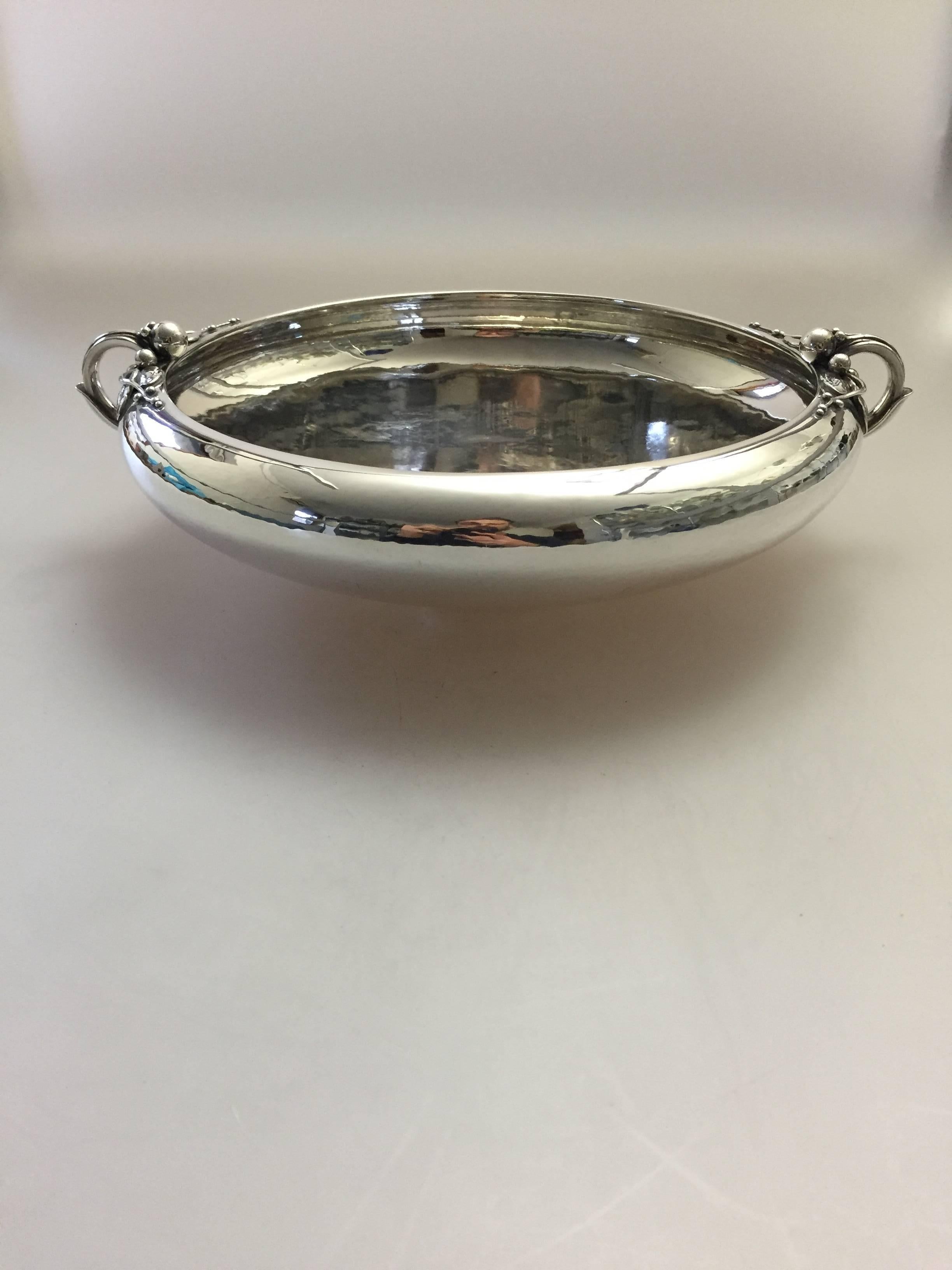 Georg Jensen sterling silver centerpiece bowl #625B.

 Measures 35 cm in diameter (13 25/32