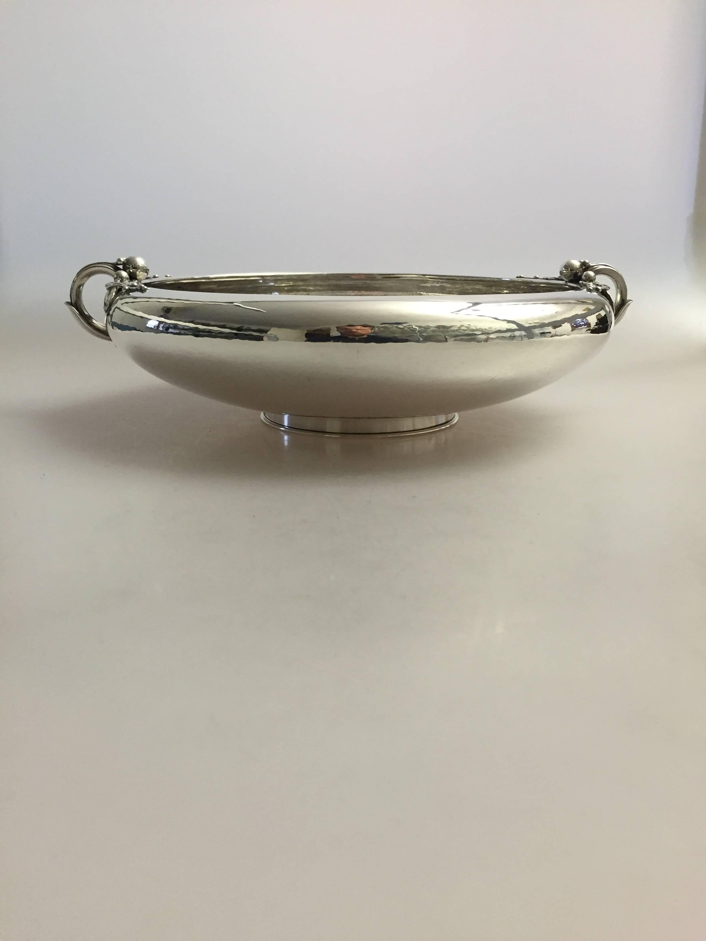 Georg Jensen Sterling Silver Centerpiece Bowl For Sale 1