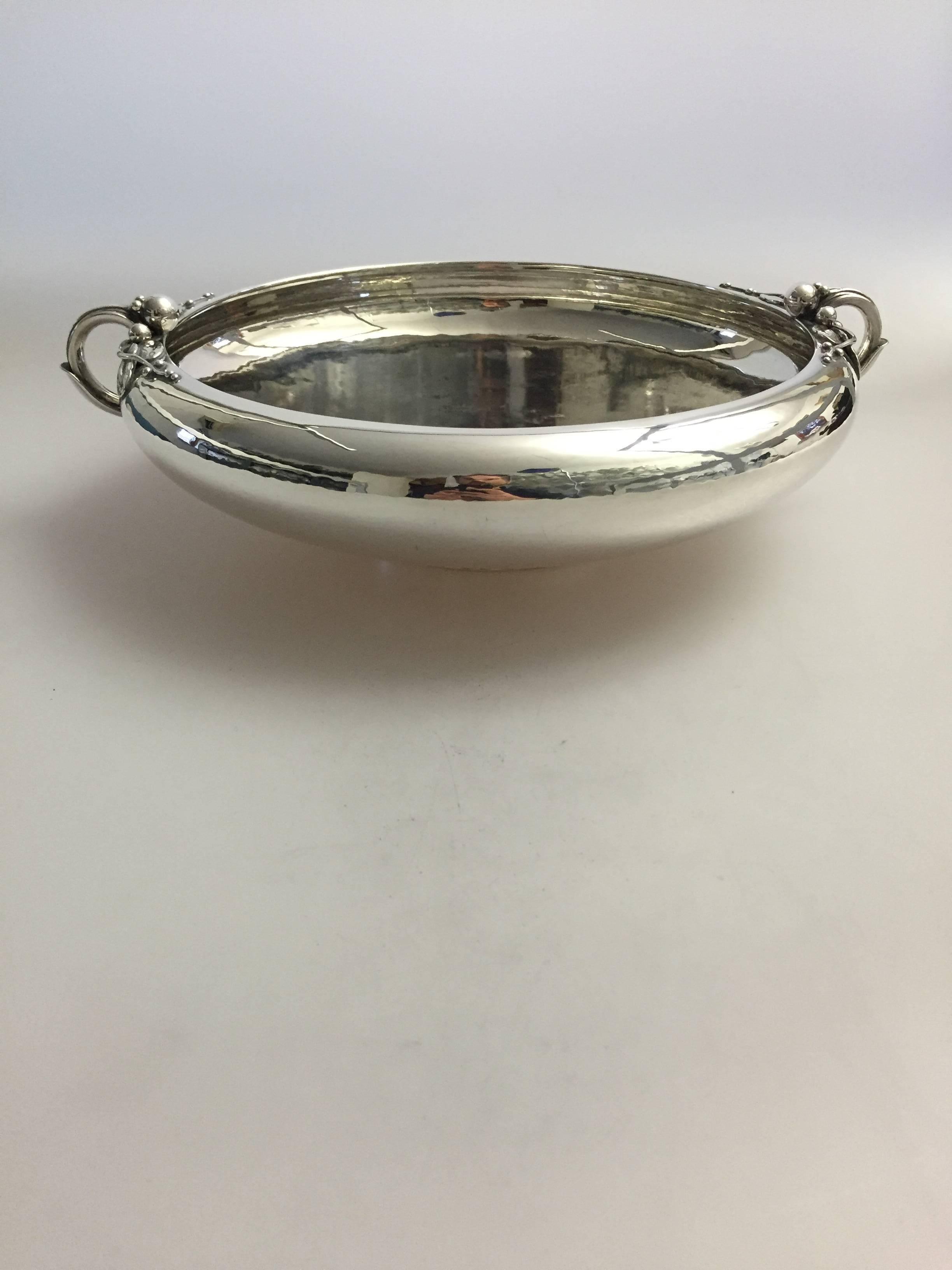 Georg Jensen Sterling Silver Centerpiece Bowl For Sale 2