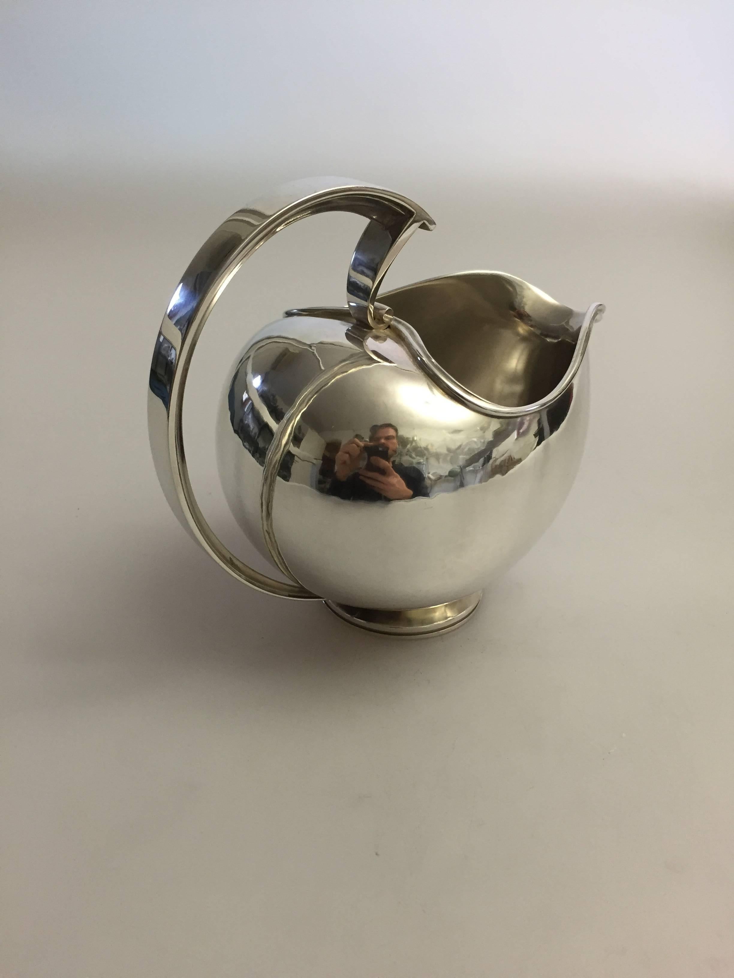 Georg Jensen Sterling Silver Harald Nielsen Pitcher or Sauceboat 1