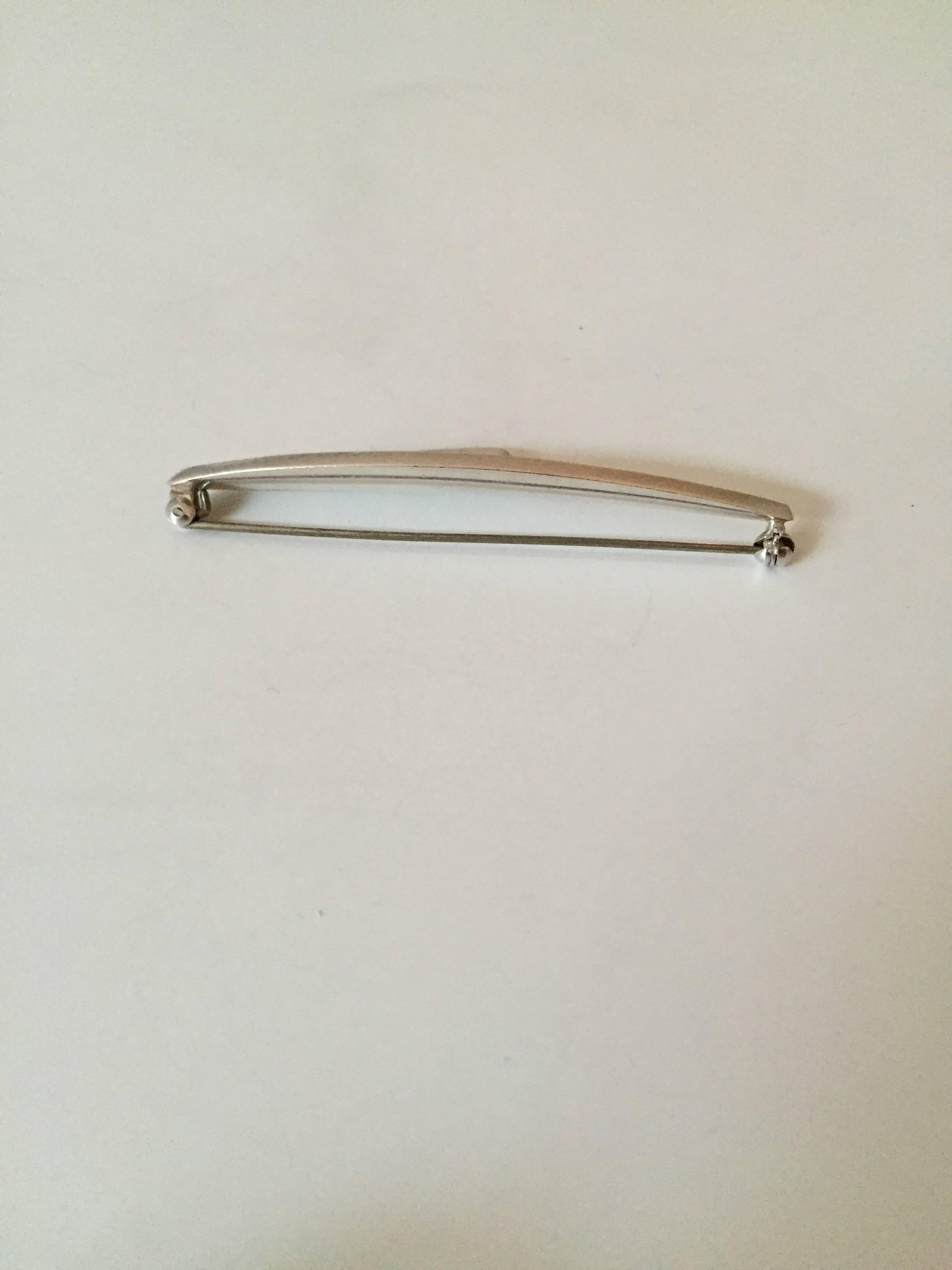 Bent Knudsen Danish Sterling Silver Brooch #2 In Excellent Condition In Copenhagen, DK