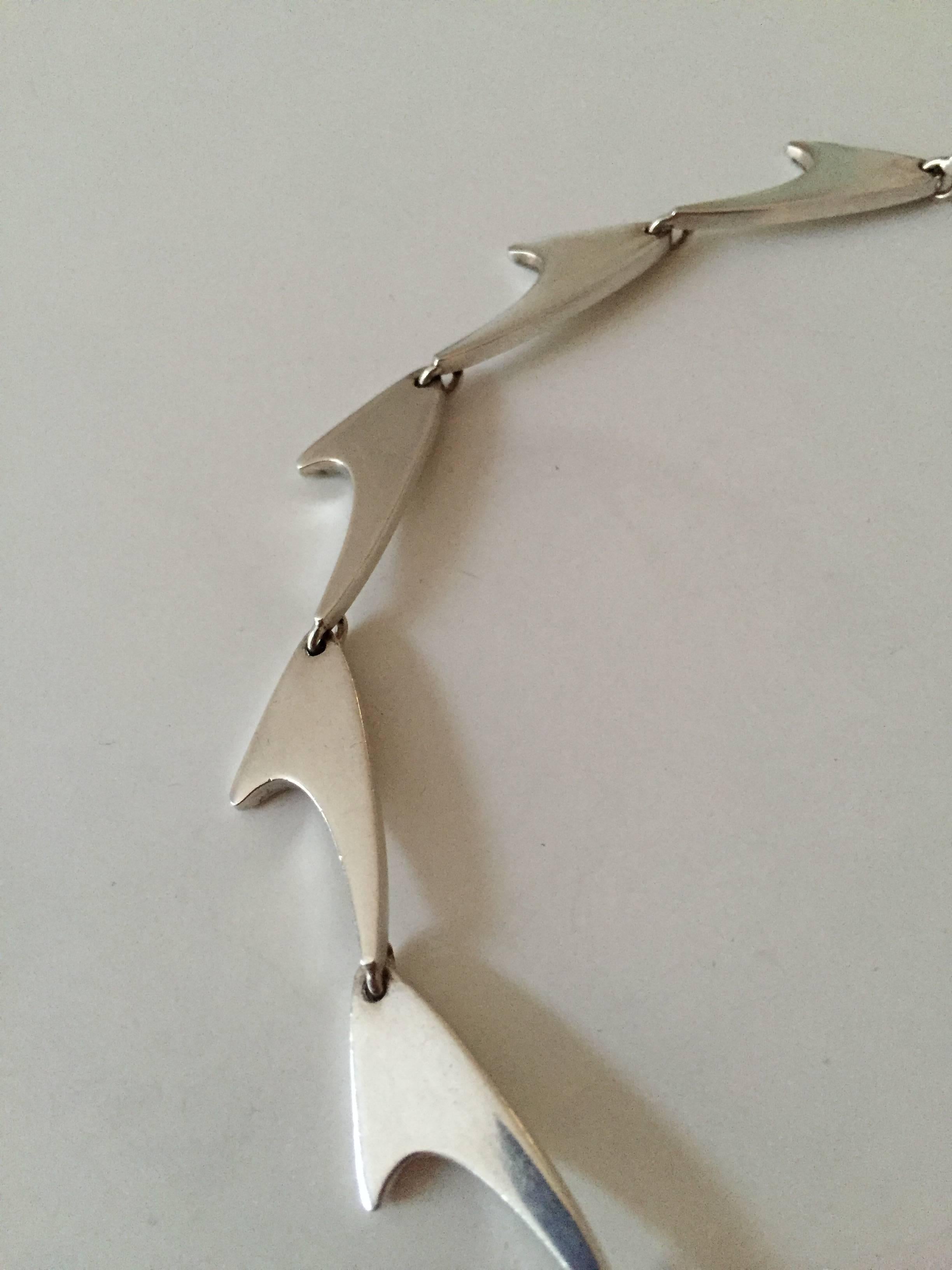 Bent Knudsen Danish Sterling Silver Necklace 3
