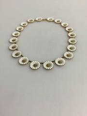 Anton Michelsen Daisy Necklace in Gilded Sterling Silver and Enamel