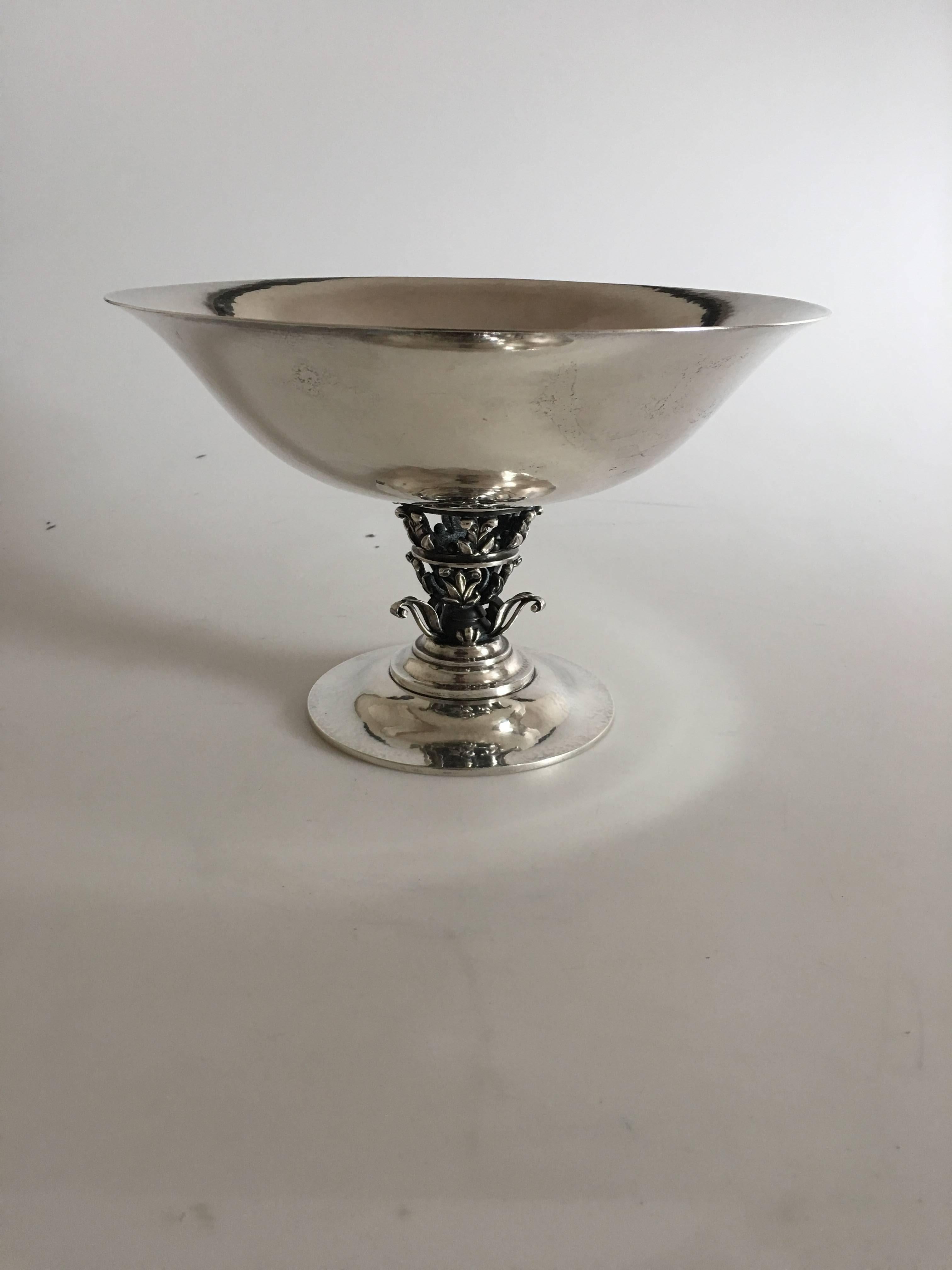Danish Georg Jensen Sterling Silver Footed Bowl #172 For Sale