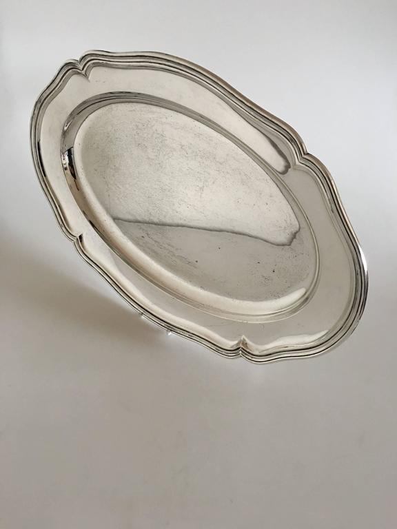 Oval Silver Tray in 835 S For Sale at 1stDibs silver oval platters