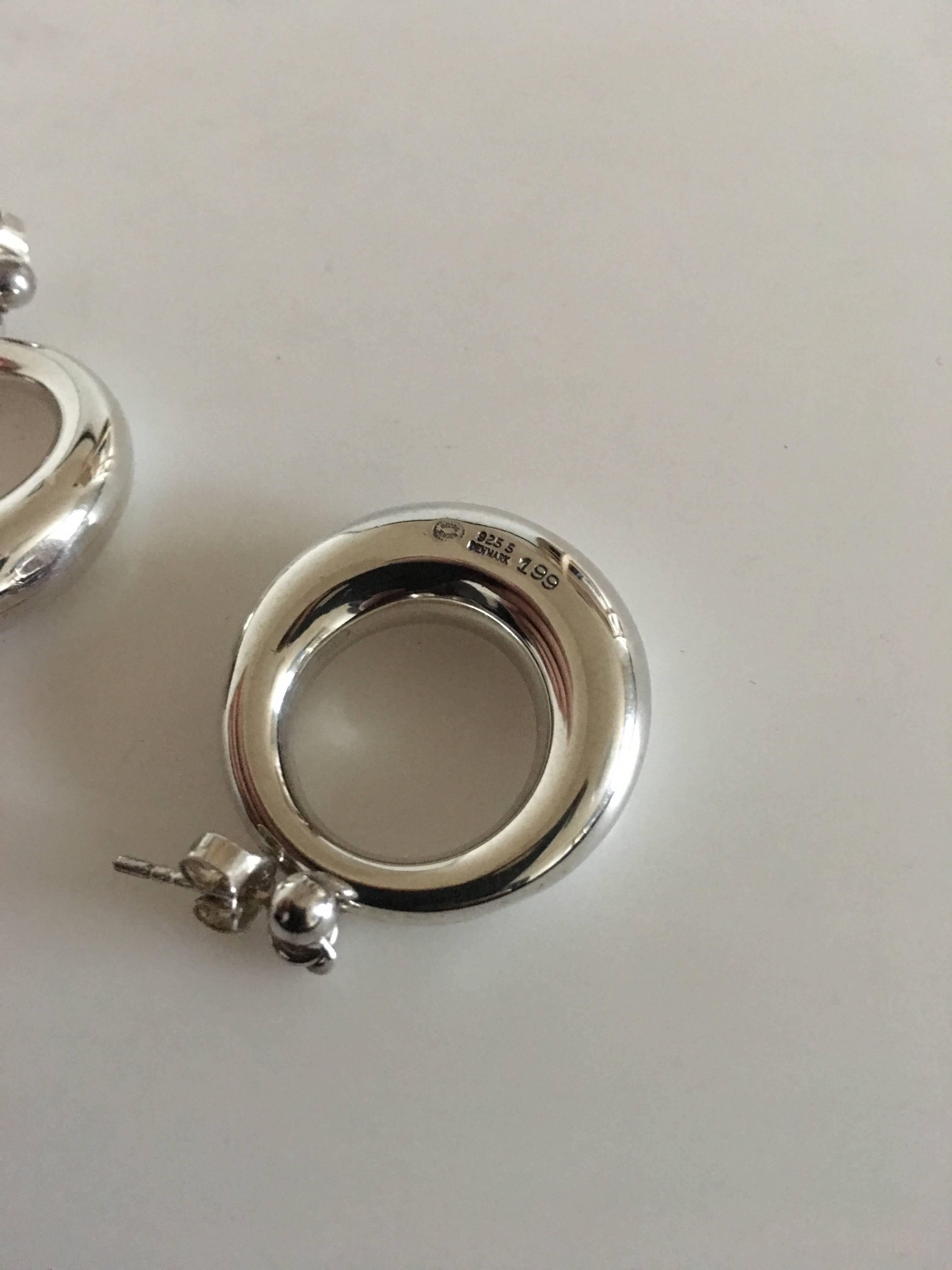 Danish Georg Jensen Sterling Silver Earsticks