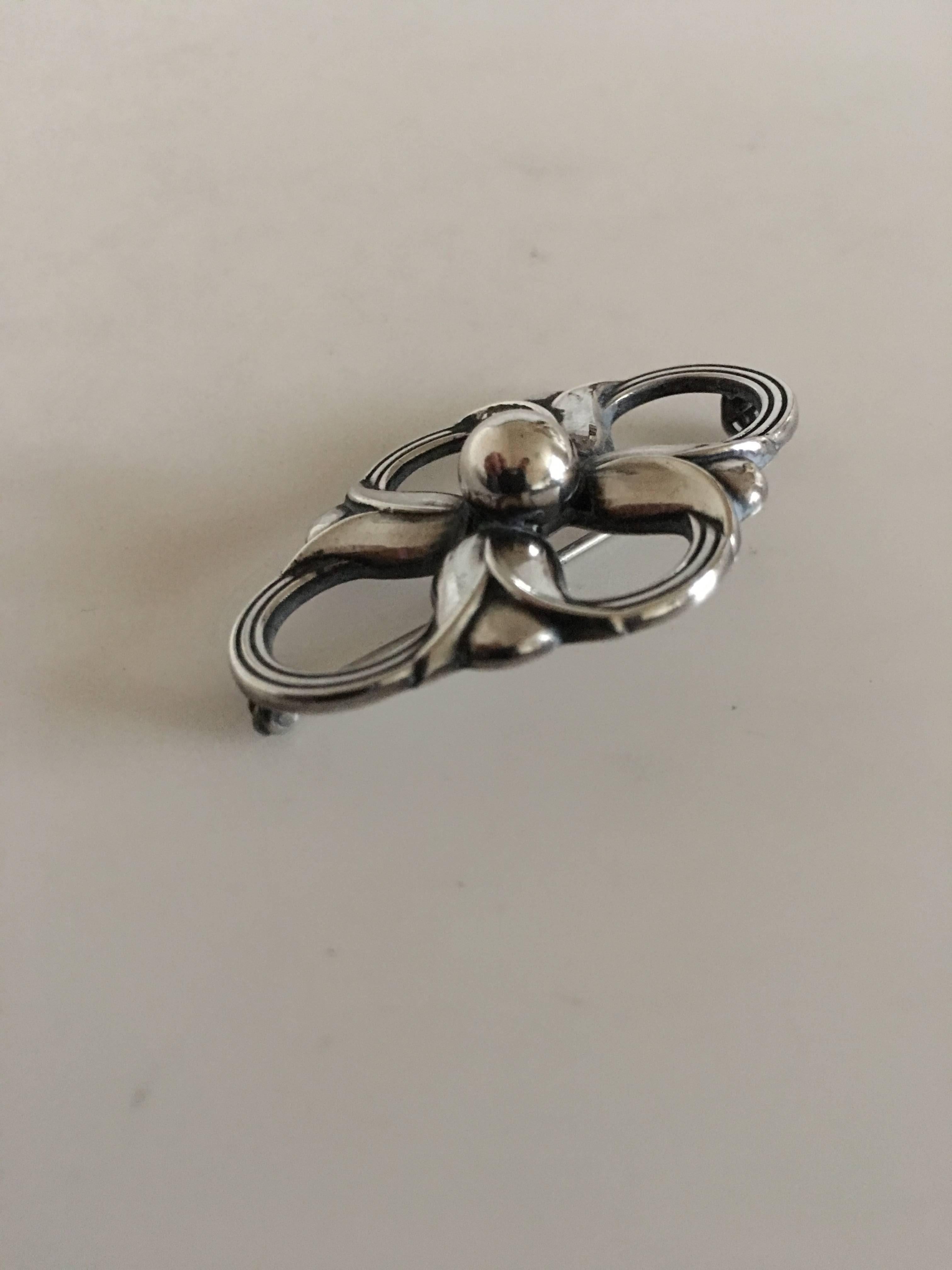 Danish Georg Jensen Sterling Silver Brooch #305