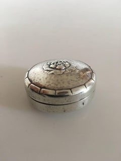 Georg Jensen Sterling Silver Pill Box No. 79