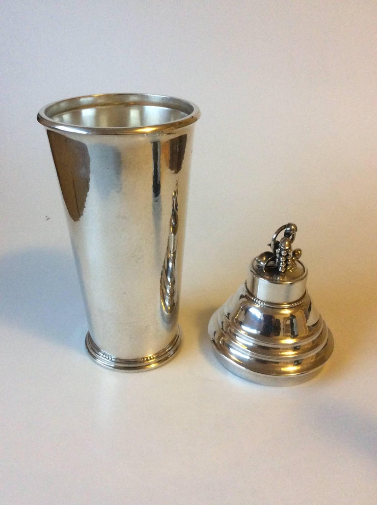 Jensen Sterling Sølv Cocktail Shaker Extra Large No. 462B at 1stDibs