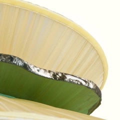 Lampada a sospensione contemporanea Daisy 60 miele Seta, vetro argentato neacklace