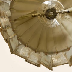 Magic Hanging Pendant Lamp (Liz white) Color Silvered Glass Sabrina Landini