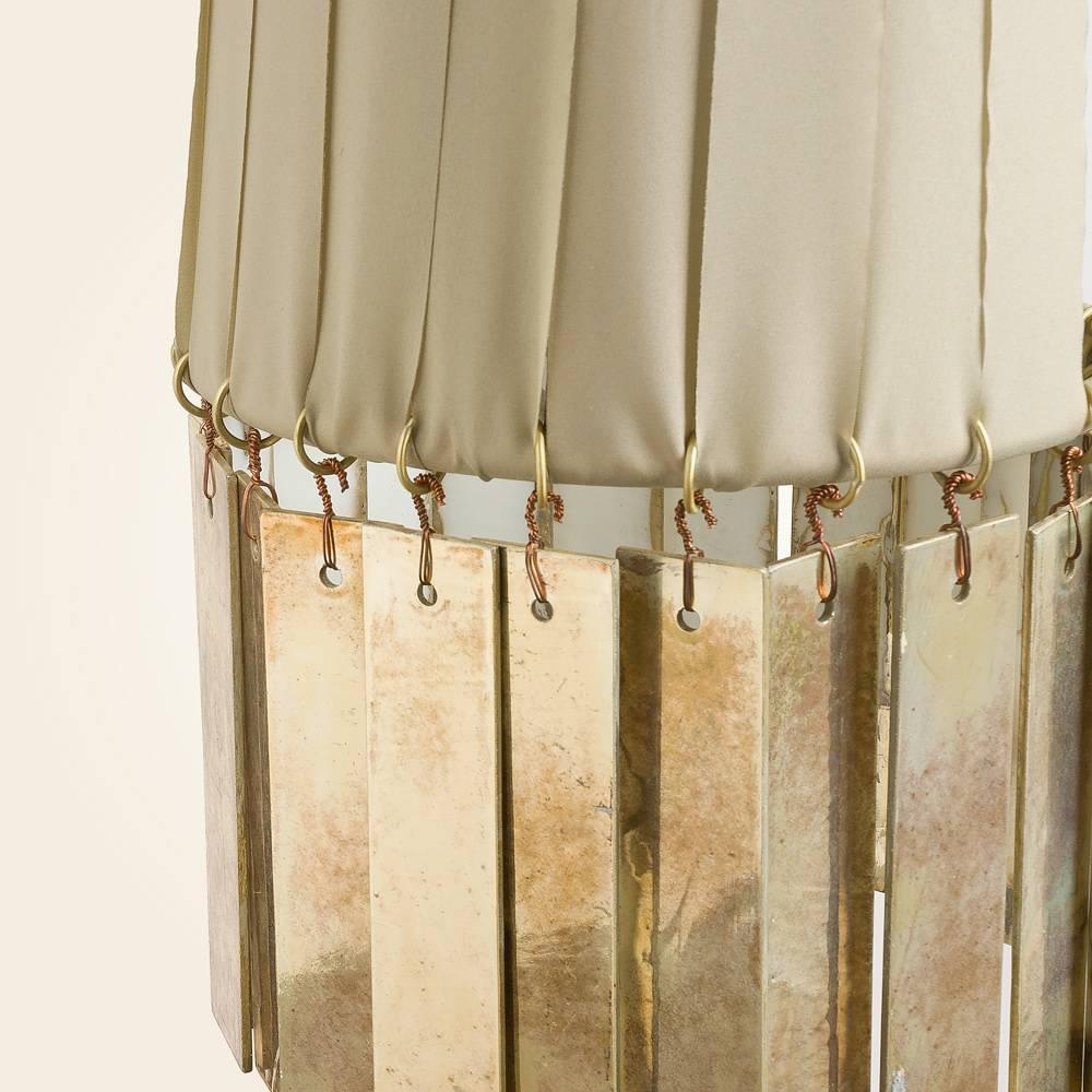 Modern Magic Hanging Pendant Lamp (Liz white) Color Silvered Glass Sabrina Landini