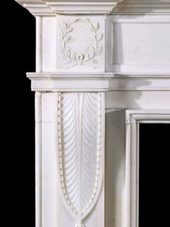 Statuary Marble 18th Century Georgian Fireplace