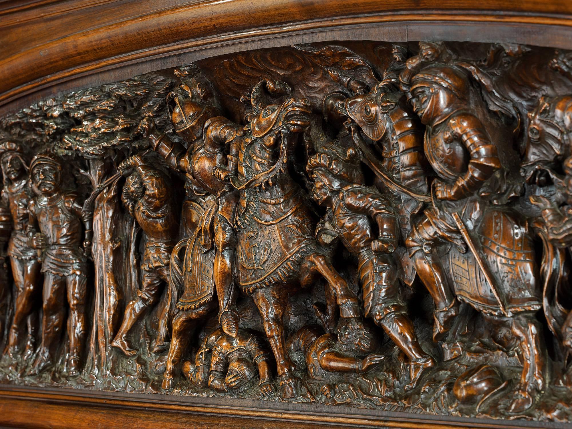 carved mantel