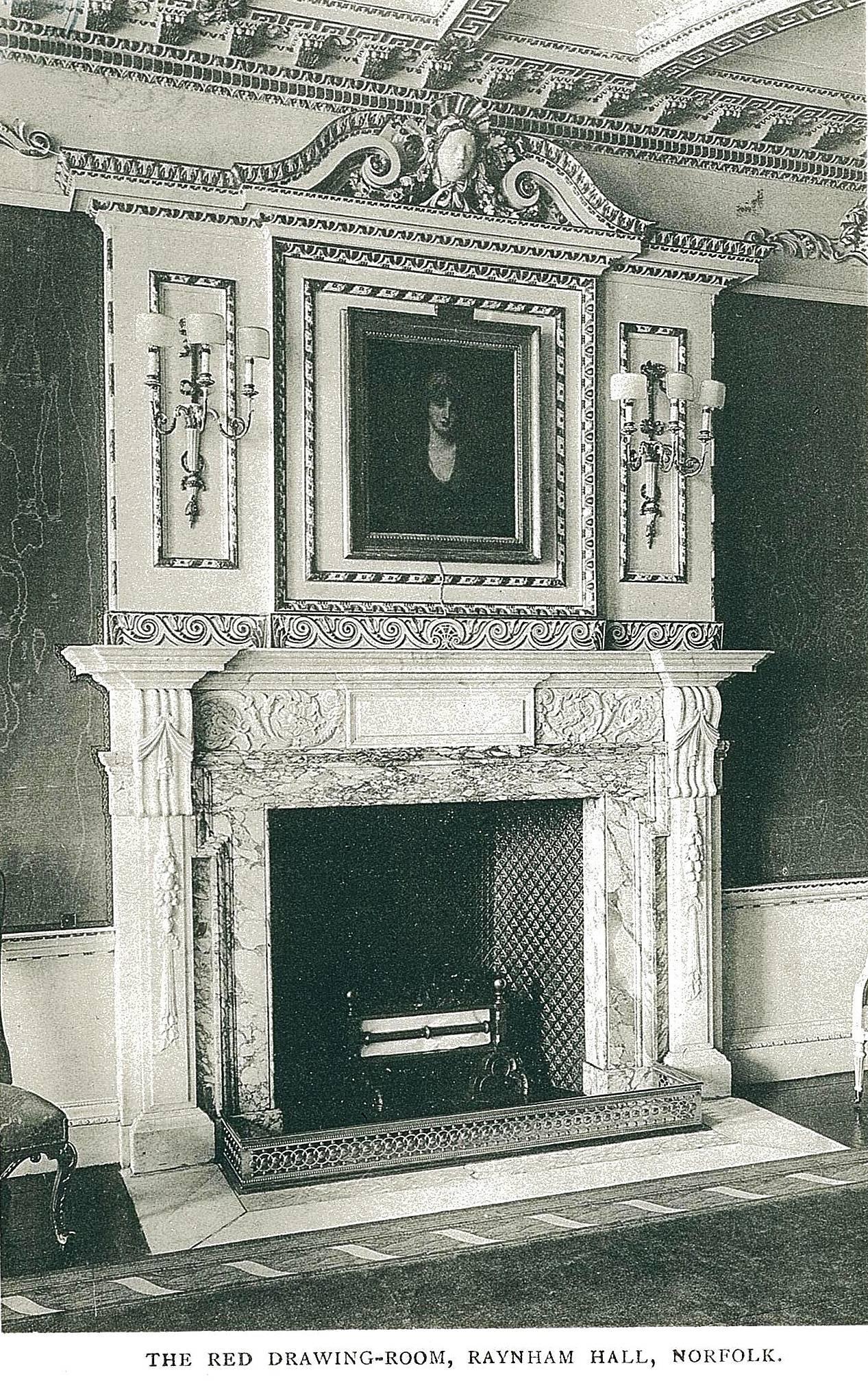 English Antique Palladian Style Chimneypiece in the Manner of William Kent