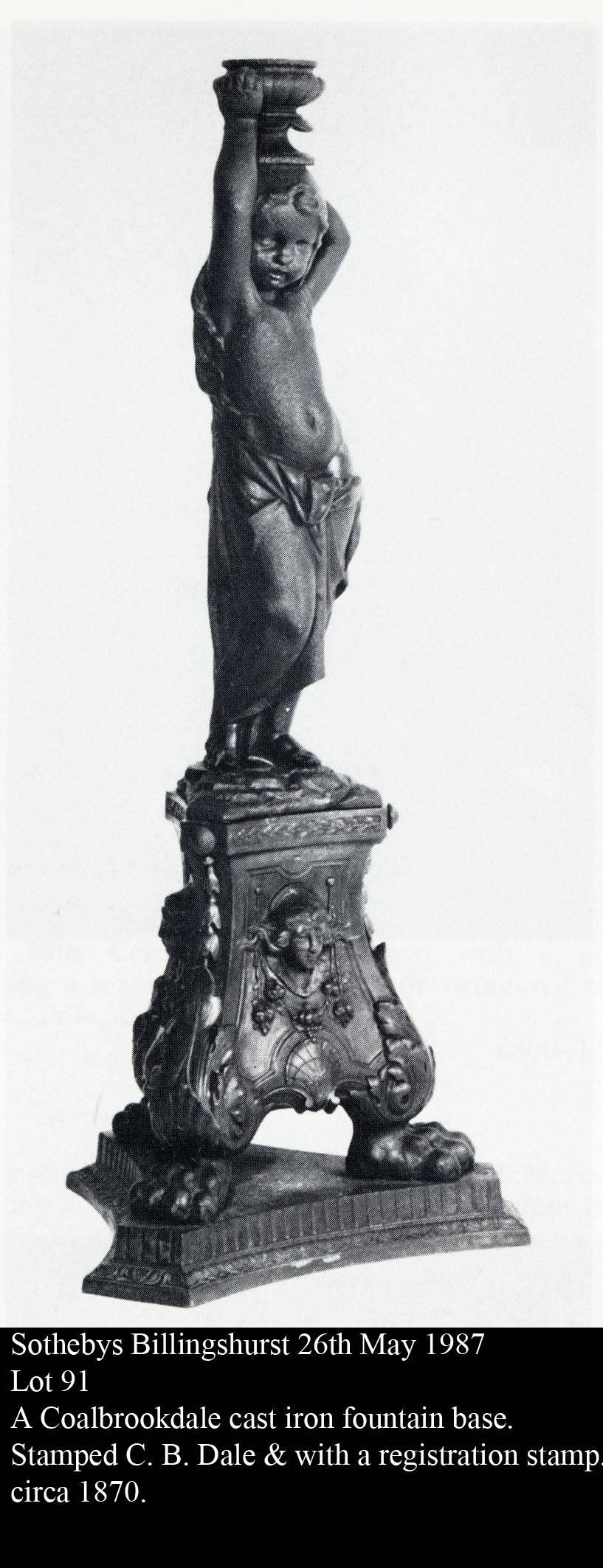 Anglais Figure d'enfant en fonte bronzée de l'époque victorienne de la fonderie Coalbrookdale en vente