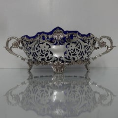 Large Sterling Silver Dish or Jardinière Edinburgh, 1905, Hamilton and Inches