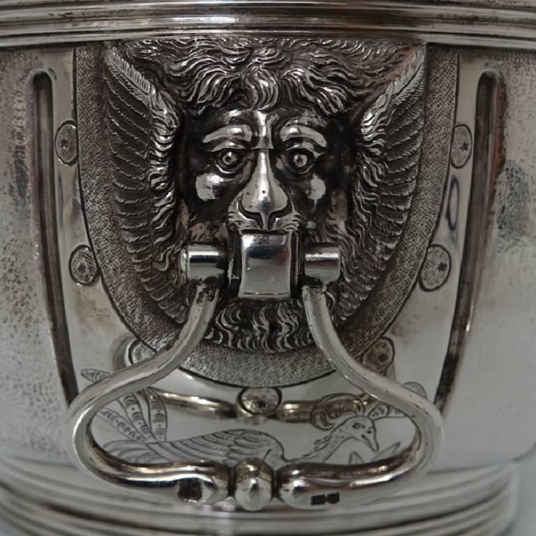 Edwardian Sterling Silver Chinoiserie Bowl London, 1905 Daniel & John Wellby For Sale 5