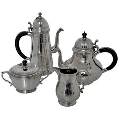 Sterling Silver Tea and Coffee Set, London, 1968 by Richard Comyns