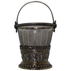 Silver Plated Victorian Ice Bucket, circa 1860, Elkington & Company