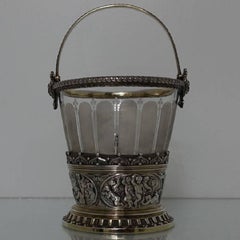 Silver Plated Victorian Ice Bucket, circa 1860, Elkington & Company