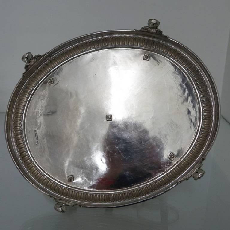 Antique Silver George III/ 19th Century Cruet London, 1808, Burwash & Sibley For Sale 6