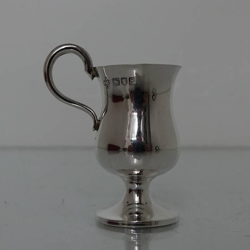 Six Sterling Silver Tot Cups London 1912 Arnold & Lewis 2