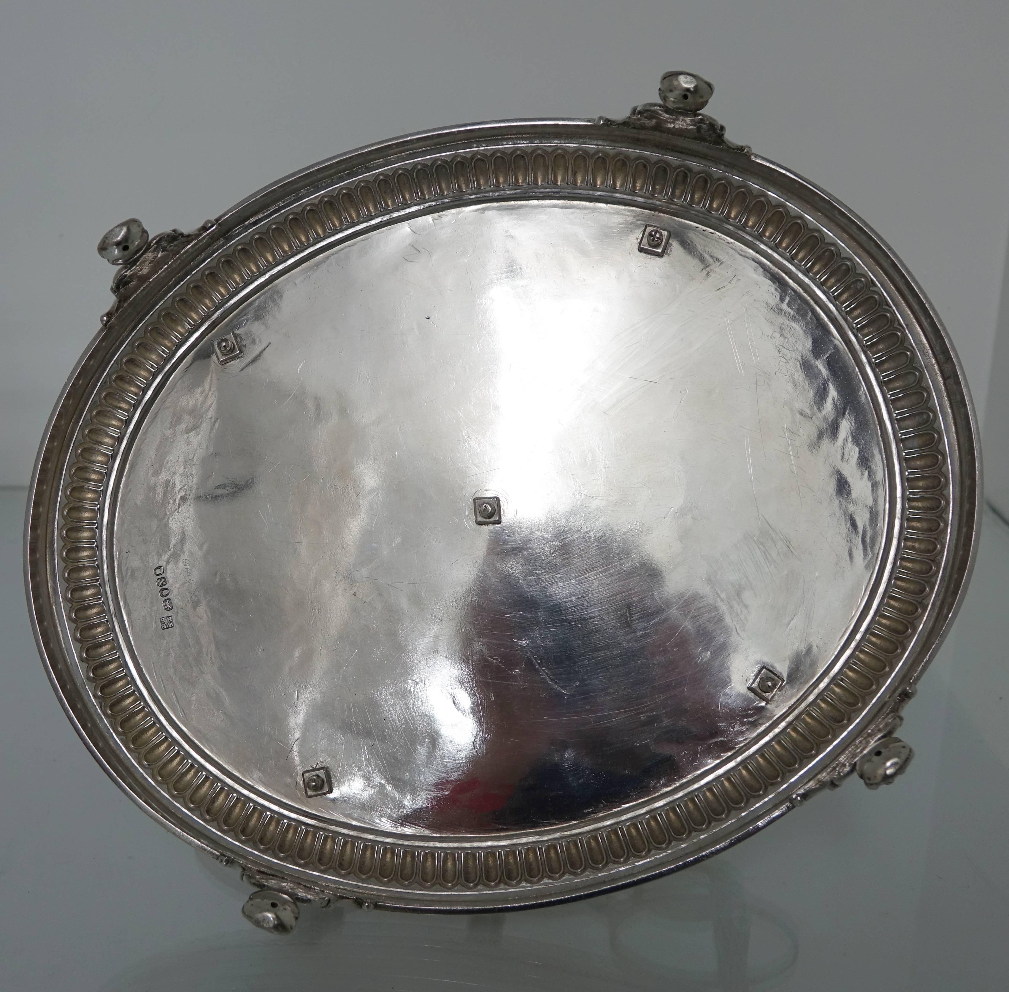 Sterling Silver George III 19th Century Cruet, London, 1808, Burwash & Sibley 2