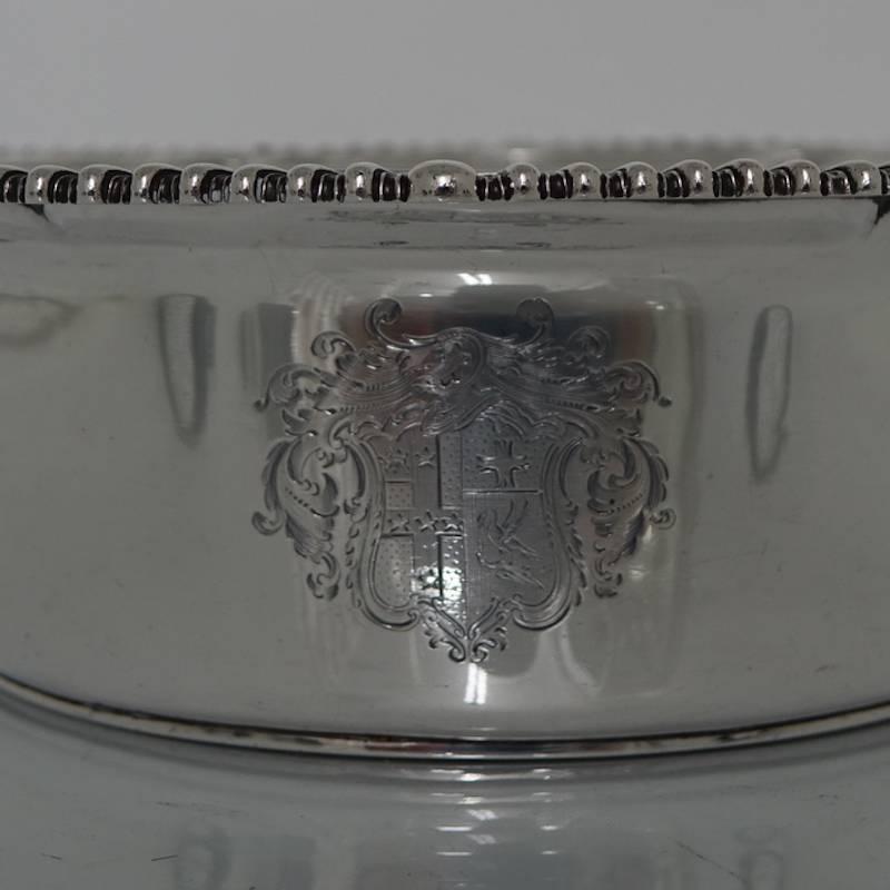 George IV Large Sterling Silver Georgian Soufflé́ Dish London  1828 Paul Storr