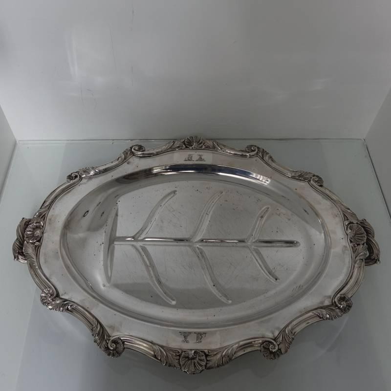 Old Sheffield Plate Meat Dish and Cover, circa 1830, Matthew Boulton For Sale 2