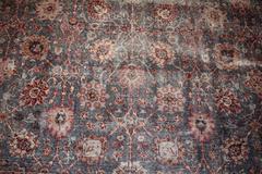 1930s Red & Blue Antique Sparta Rug