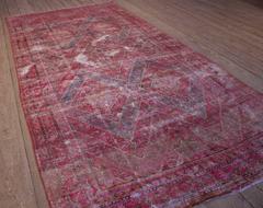 Red Antique Khotan Runner