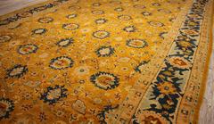 Yellow Antique Oushak Rug