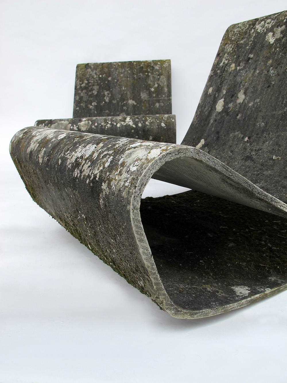 willy guhl concrete chair