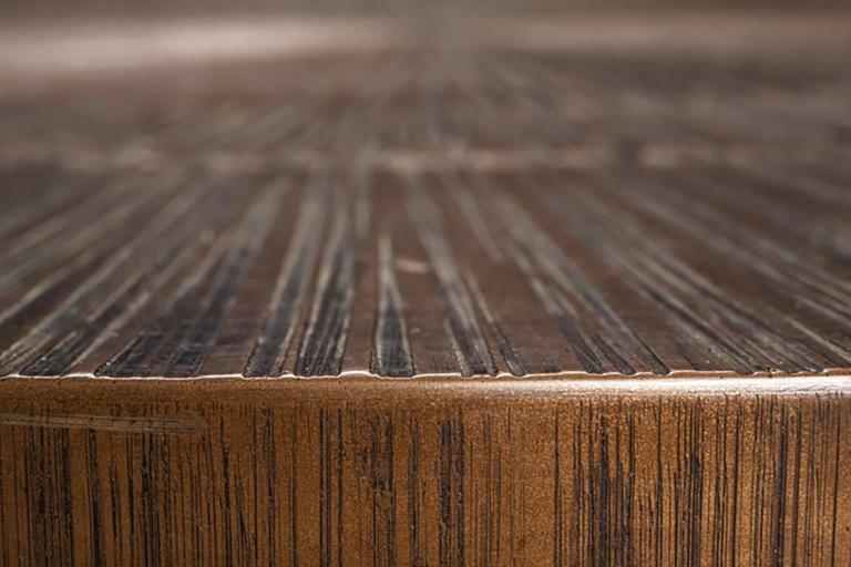 Forms and Surfaces "Heroic Sunburst" Bronze MidCentury Modern Dining