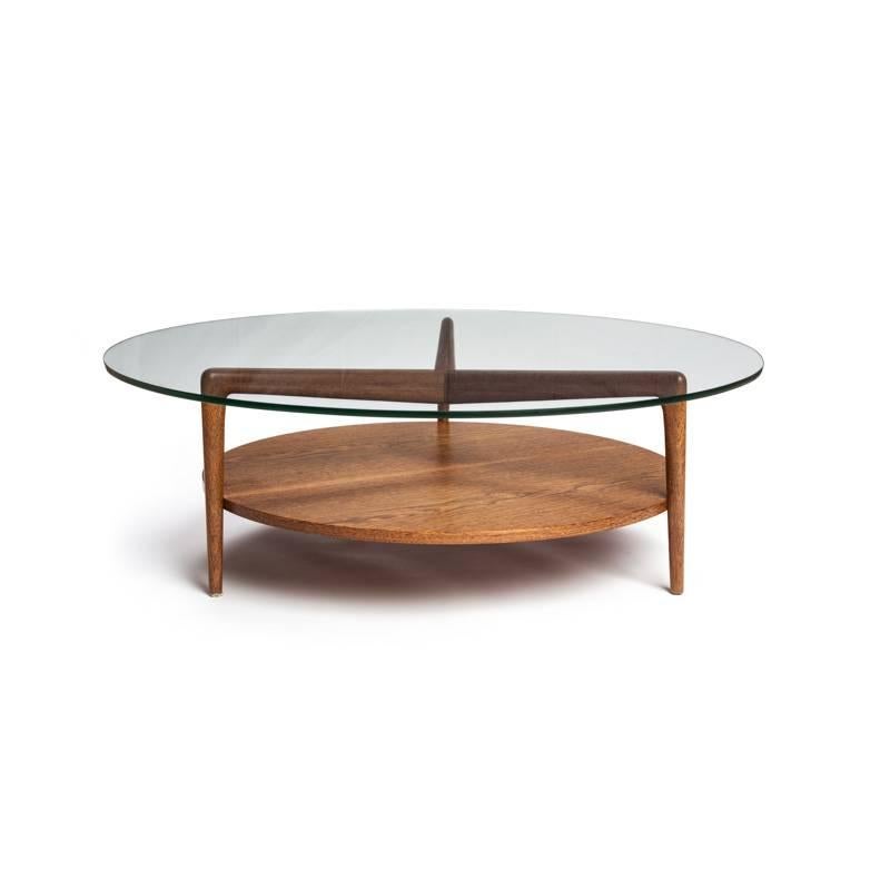 Branco & Preto was an architecture and design collective which opened a store in Sao Paolo in the 1950’s. This table, called “Aranha,” means spider in Portuguese, and is manufactured by Etel. The base is made of Brazilan Sucupira wood.