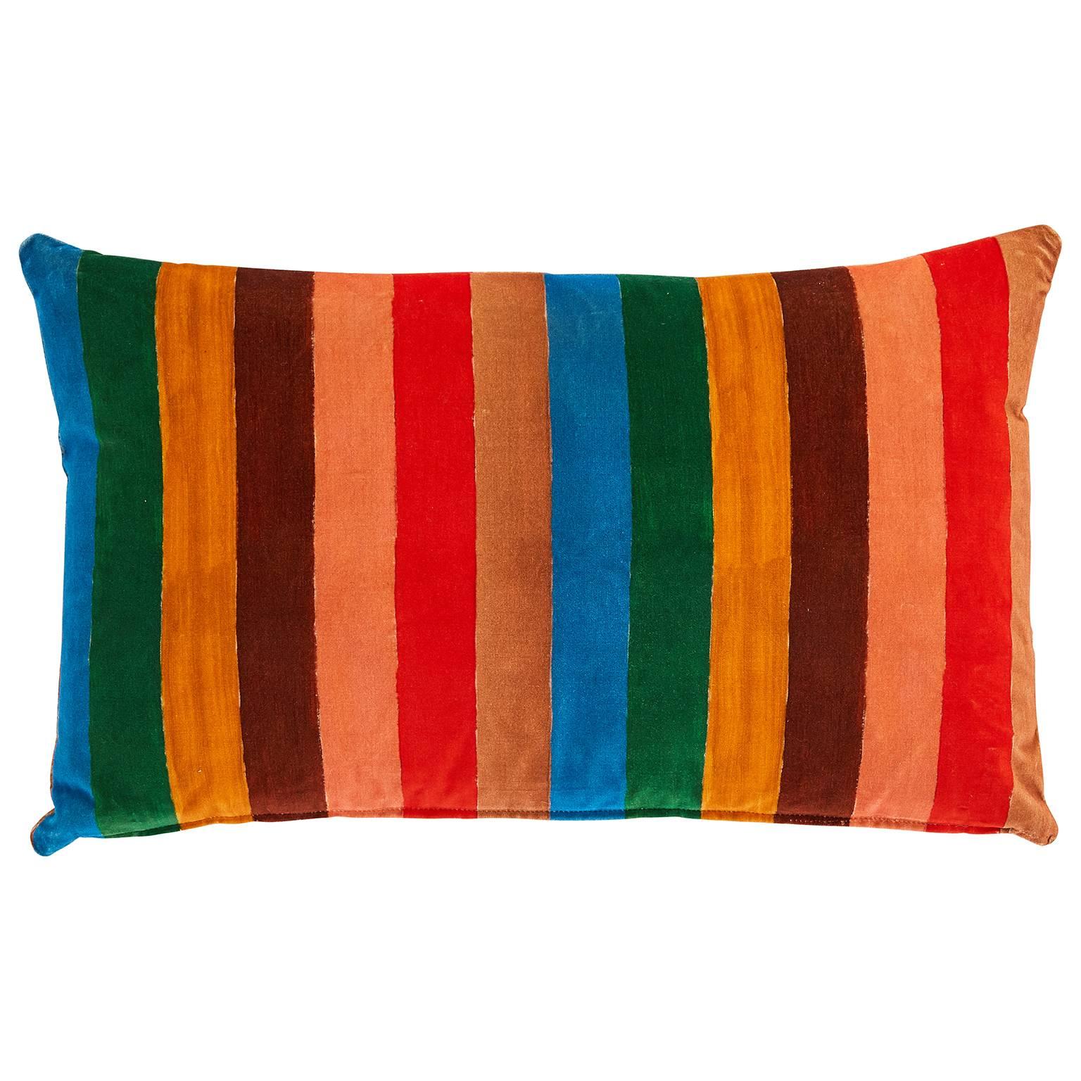 Carrousel Stripe Cushion For Sale at 1stDibs