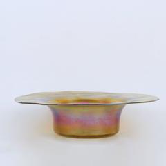 Large Antique Tiffany Favrile Art Glass Bowl