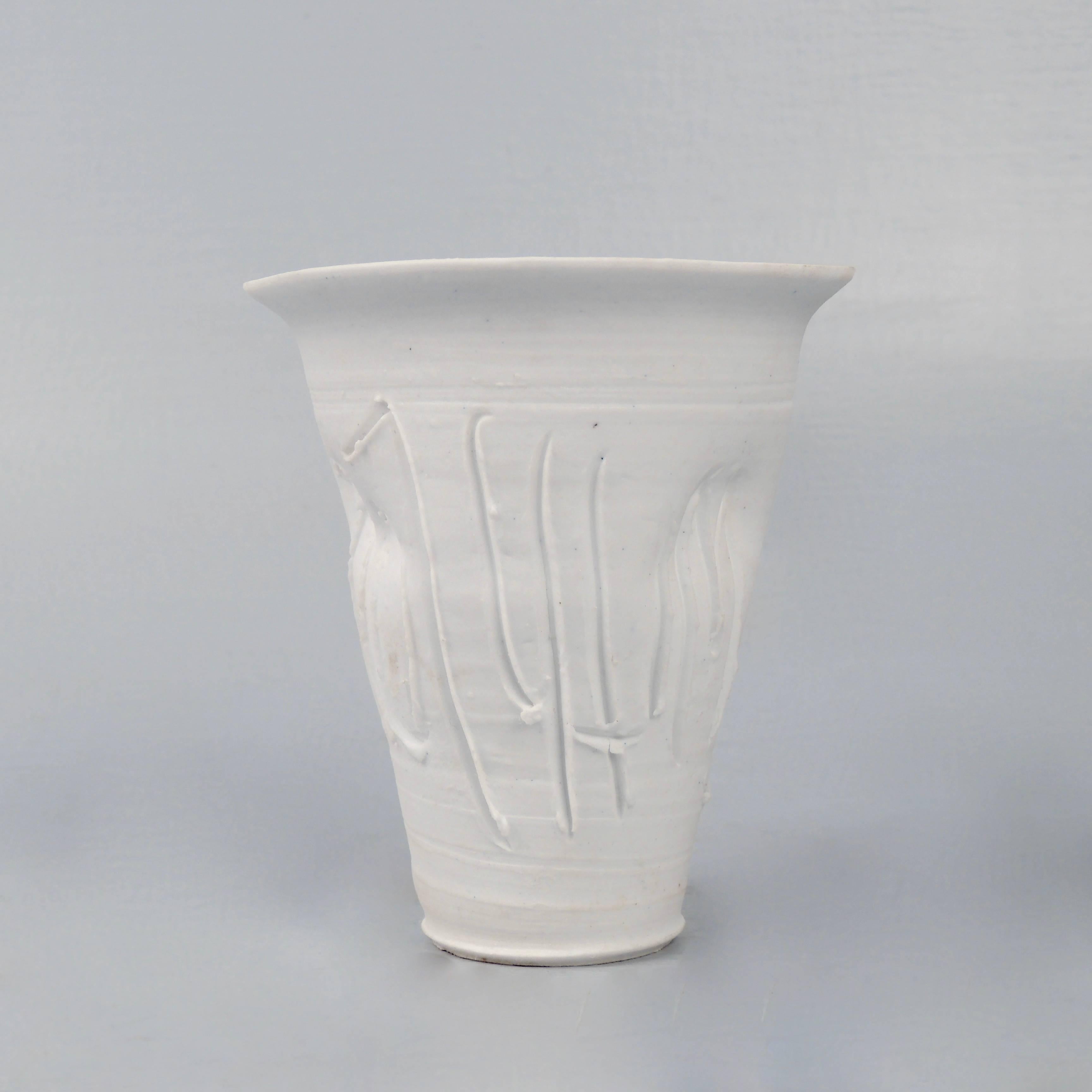 American Light Gatherer Porcelain Vase by Rudolf 