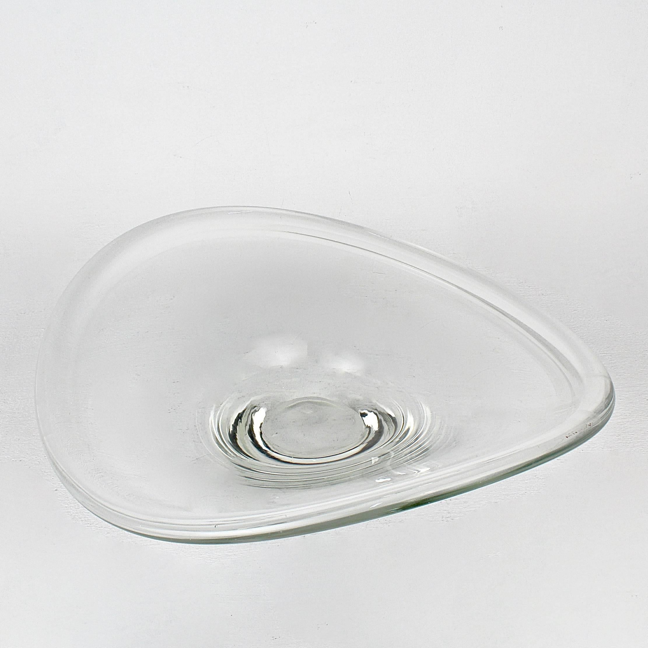 Large Danish Modern Glass 