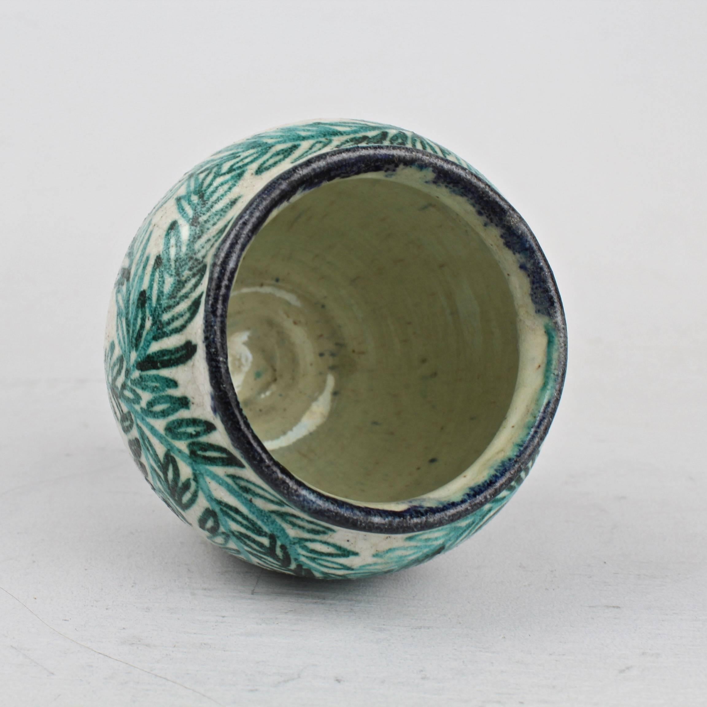 Art Deco Pottery Vase by Max Laeuger for Tonwerke Kandern, 1920s In Good Condition In Philadelphia, PA