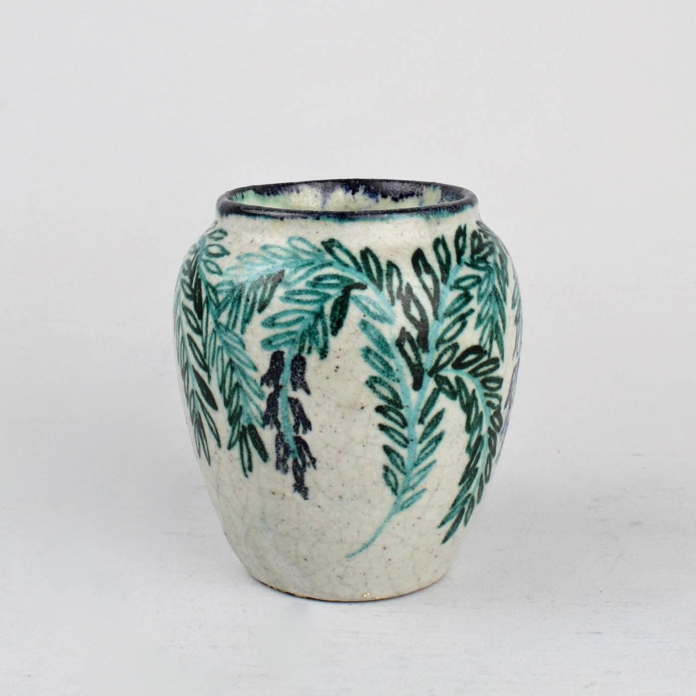 Glazed Art Deco Pottery Vase by Max Laeuger for Tonwerke Kandern, 1920s