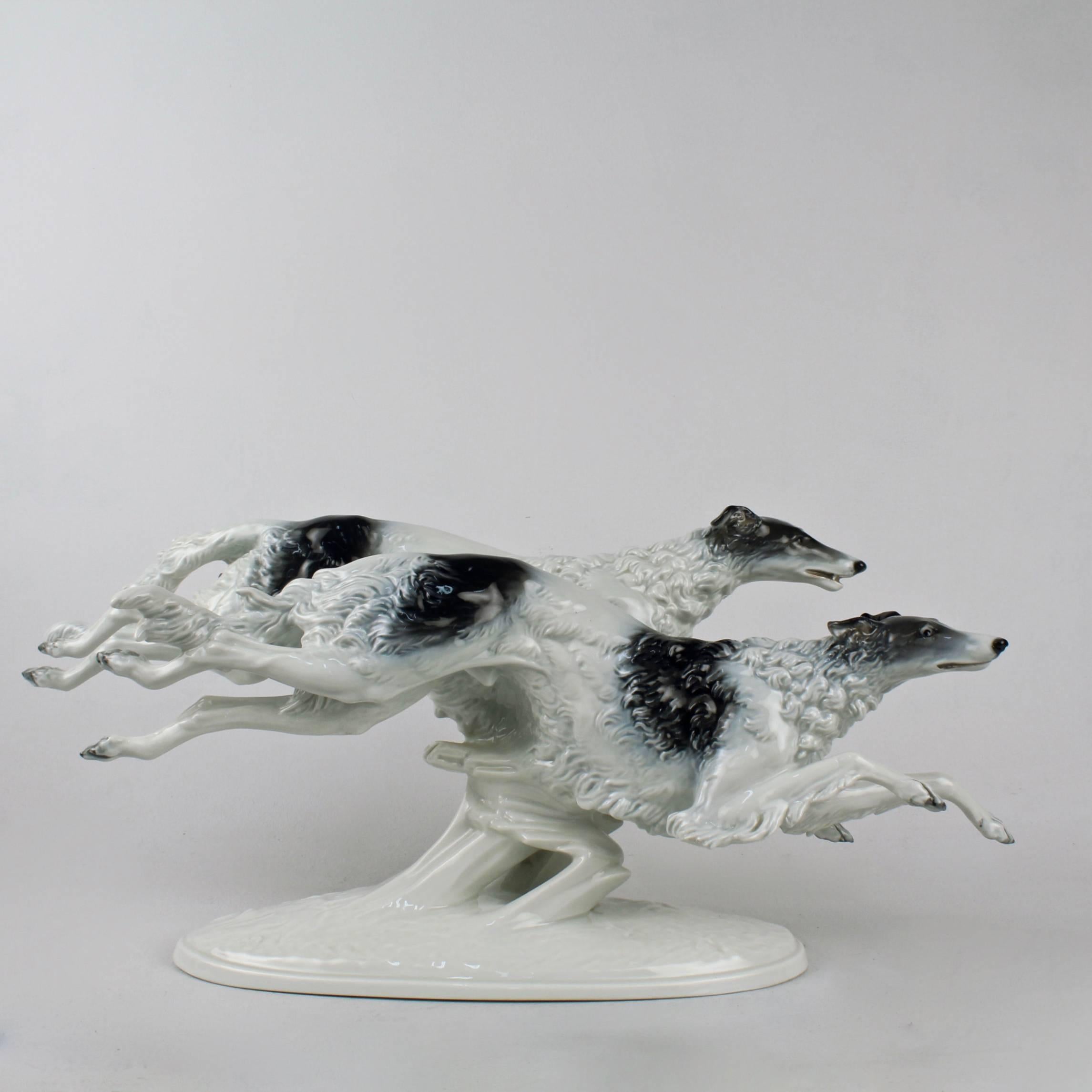 windhunde porzellan figur