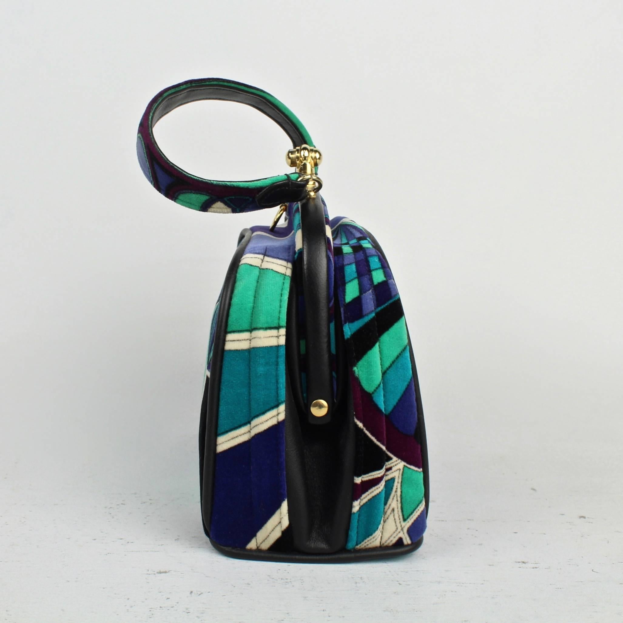 Mid-20th Century Emilio Pucci Italian Mid-century Modern Design Purse or Handbag by Jana, 1960s