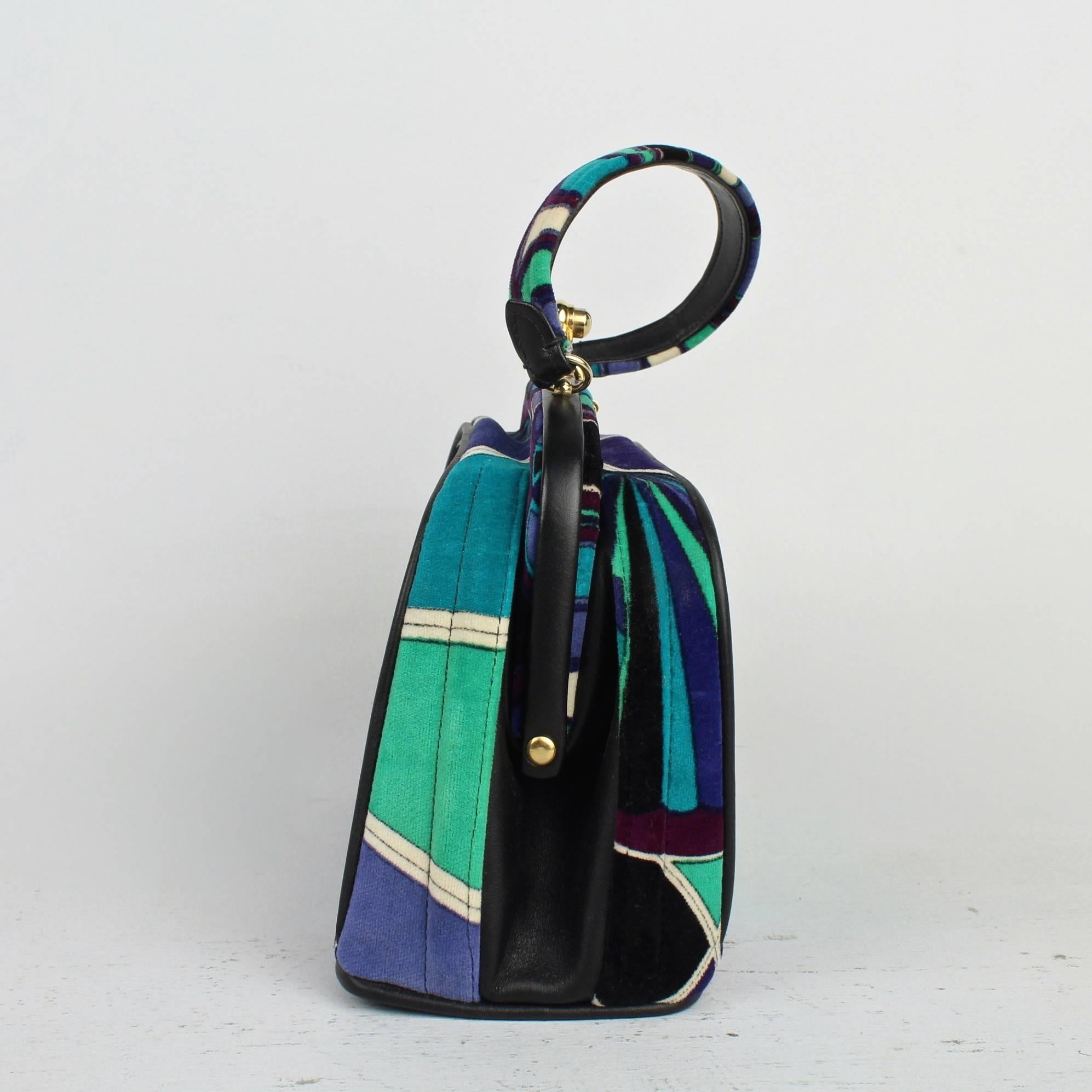 Mid-Century Modern Emilio Pucci Italian Mid-century Modern Design Purse or Handbag by Jana, 1960s