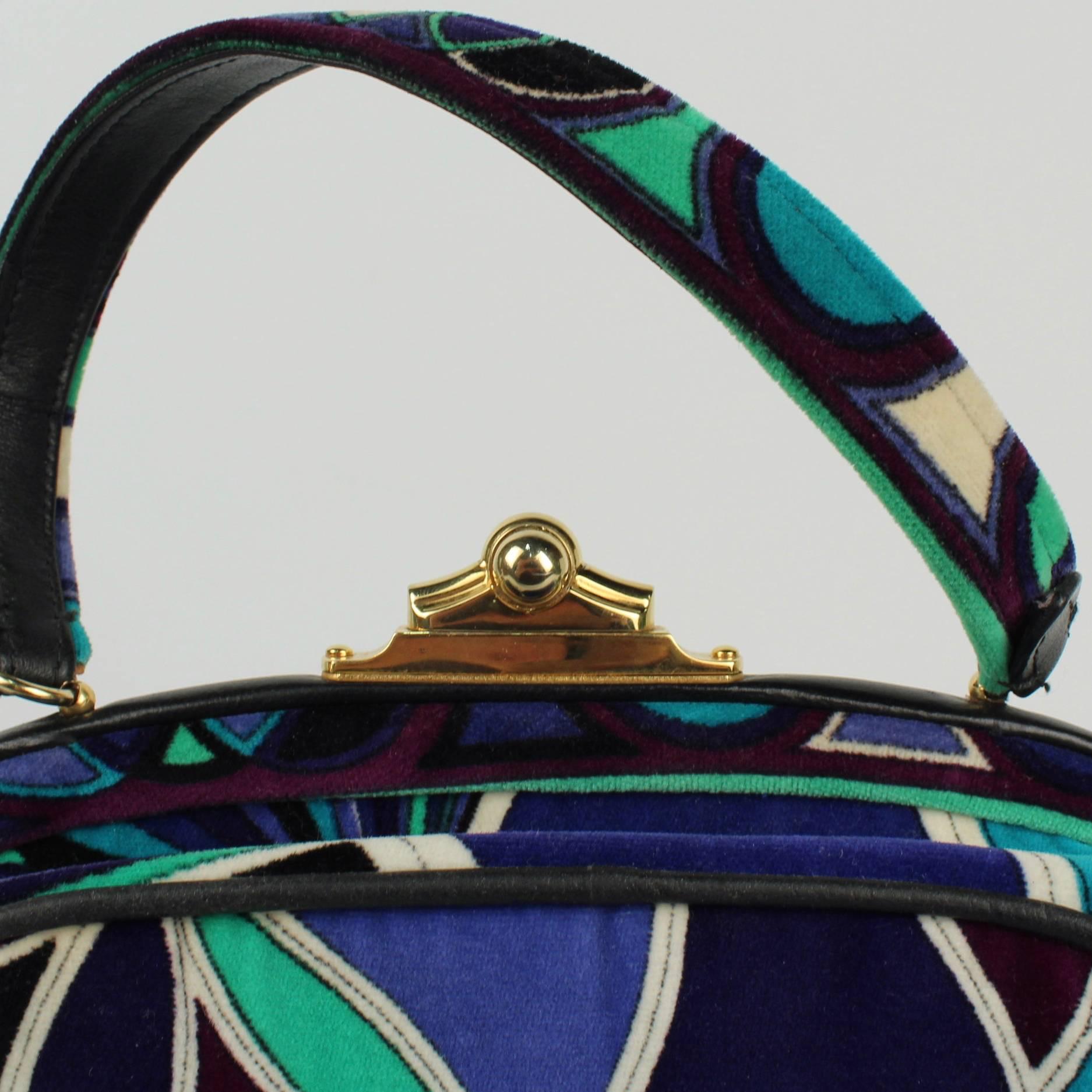 Emilio Pucci Italian Mid-century Modern Design Purse or Handbag by Jana, 1960s 2