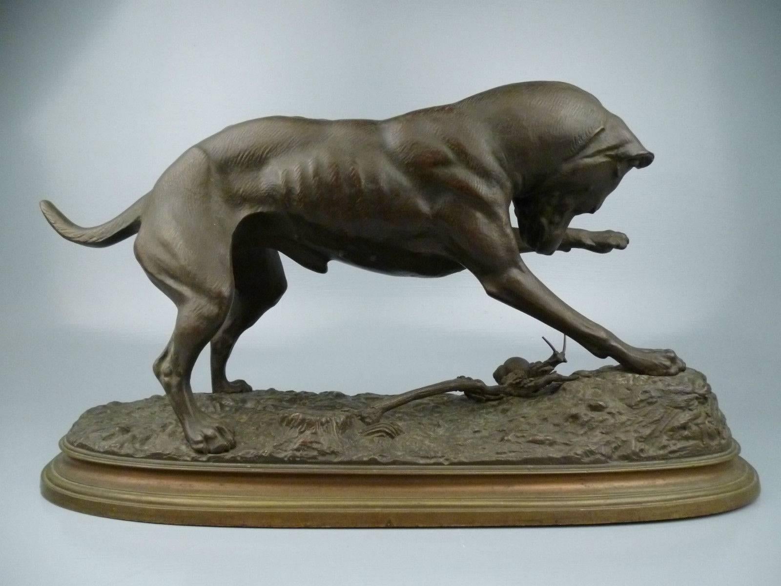 jack russell terrier statue