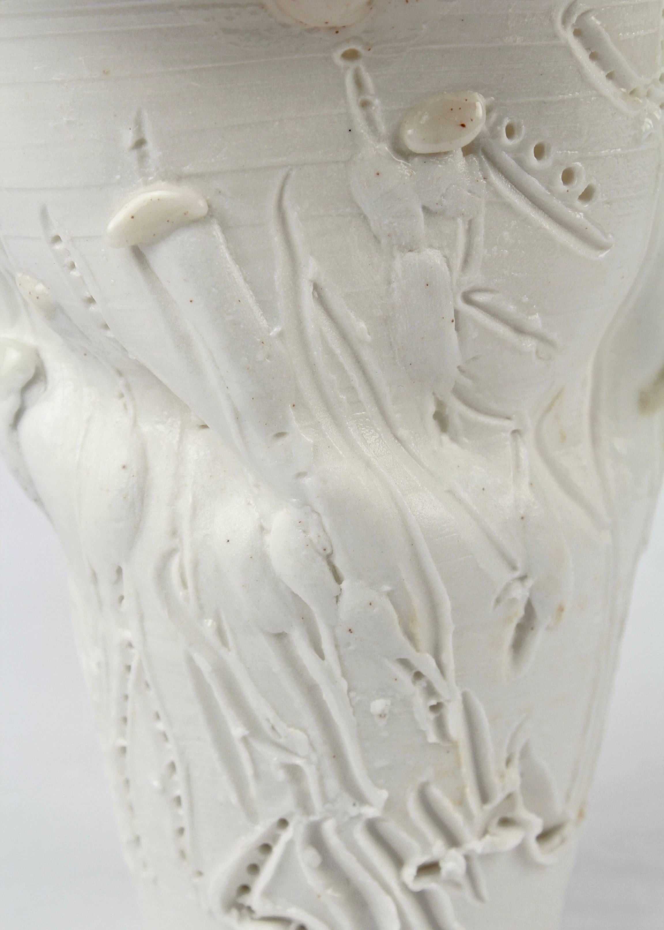 20th Century Large Complex Light Gatherer Porcelain Vase by Rudolf 